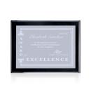 Oakleigh/Warden Plaque - Black Finish