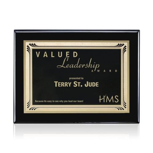 Corporate Awards - Award Plaques - Oakleigh/Sonata - Black/Black