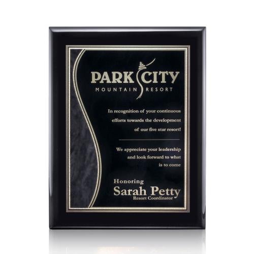 Corporate Awards - Award Plaques - Oakleigh/Nobleton Plaque - Black Finish