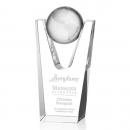 Pierce Globe Spheres Crystal Award