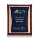 Oakleigh/Showtime Plaque - Rosewood/Blue