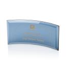 Bancroft Blue Arch & Crescent Crystal Award