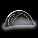 Bluffwood Black Arch & Crescent Crystal Award