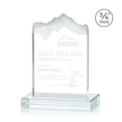 Corporate Awards - Glass Awards - Jade Glass Awards - Kilimanjaro Jade Peak Glass Award