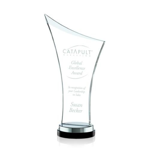 Corporate Awards - Glass Awards - Jade Glass Awards - Quarton Jade Peak Glass Award