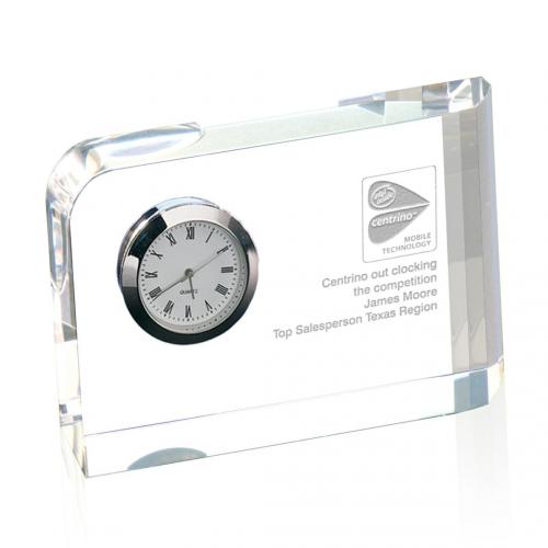 Corporate Gifts, Recognition Gifts and Desk Accessories - Clocks - Opal Clock - Optical