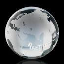 Optical Globe Spheres Crystal Award