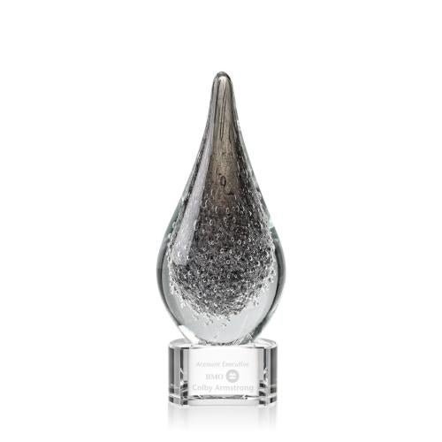 Corporate Awards - Modern Awards - Equinox Clear on Paragon Base Glass Award