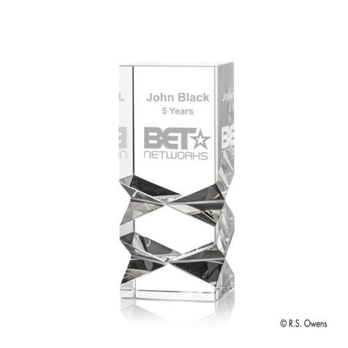Corporate Awards - Crystal Awards - Crystal Pillar Awards - Elysium Obelisk Crystal Award