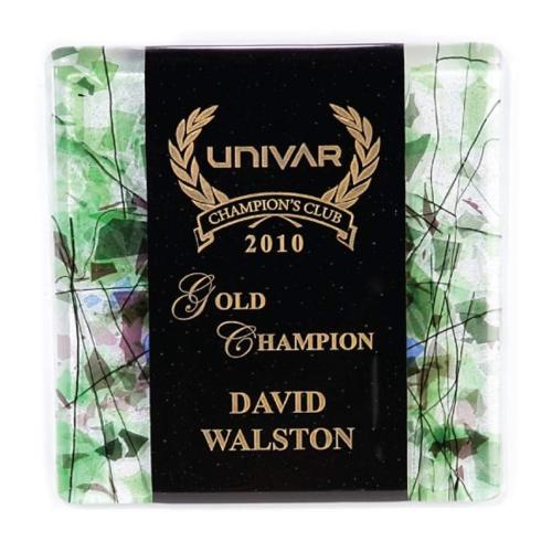 Corporate Awards - Modern Awards - Fusion Plaque - Black