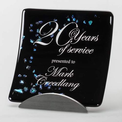Corporate Awards - Modern Awards - Nebula Rectangle Glass Award