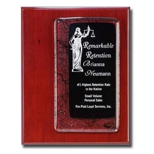 Corporate Awards - Modern Awards - Fusion Plaque - Ebony