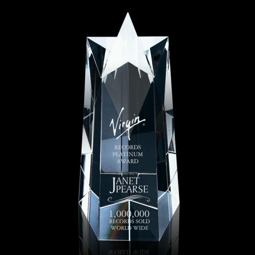 Corporate Awards - Star Obelisk Star Crystal Award