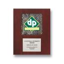 Silver Opaline Rectangle Award