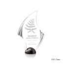 Flourish Hemisphere Laser Engraved Flame Acrylic Award