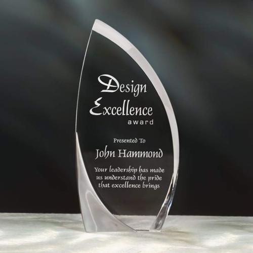 Corporate Awards - Budget Awards & Trophies - Zephyr Sail Acrylic Award