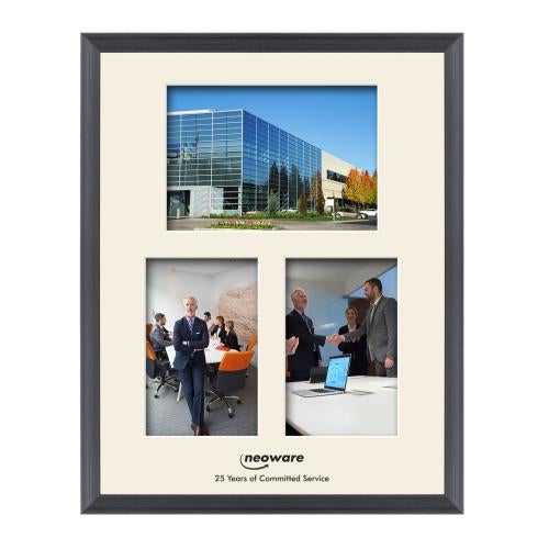 Corporate Recognition Gifts - Picture Frames - Grazia 3 Picture Frame