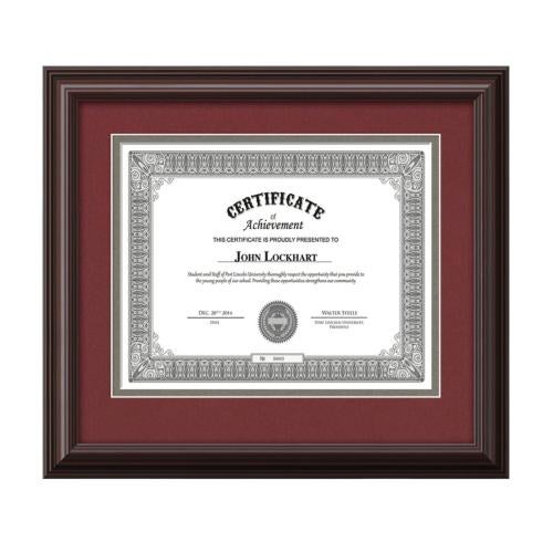 Corporate Recognition Gifts - Picture Frames - Cottingham - Mahogany