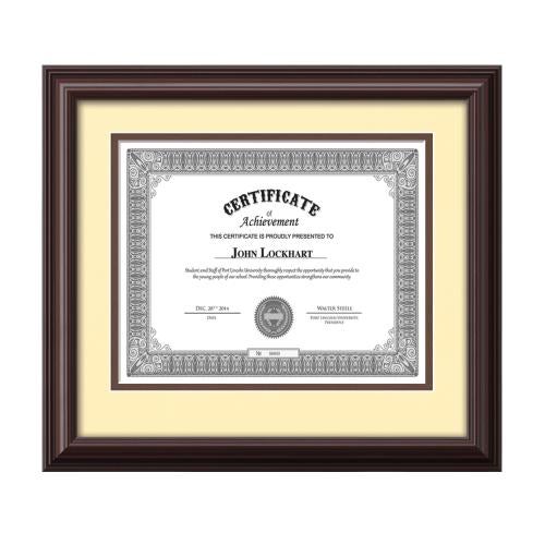 Corporate Recognition Gifts - Picture Frames - Cottingham - Mahogany