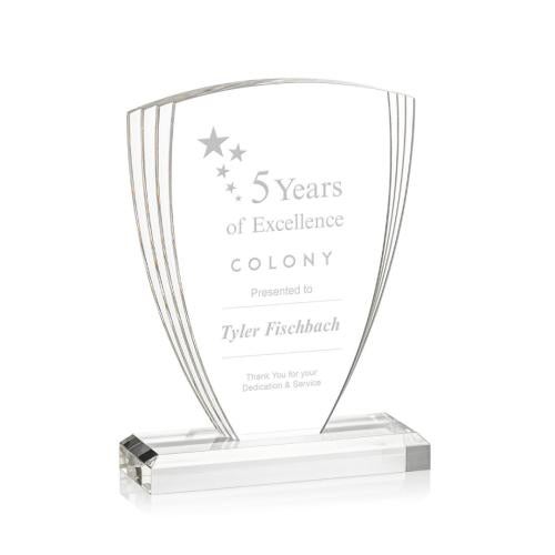 Corporate Awards - Budget Awards & Trophies - Marcella Arch & Crescent Acrylic Award
