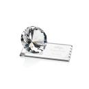 Gemstone Diamond on Starfire Crystal Award