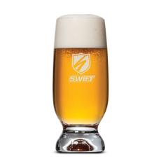 Marland Beer Glass - Deep Etch - Etched Barware