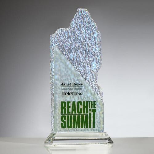 Corporate Awards - Modern Awards - Vesuvio Peak Glass Award