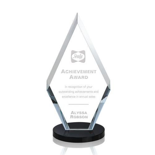Corporate Awards - Crystal Awards - Cancun Black Crystal Award