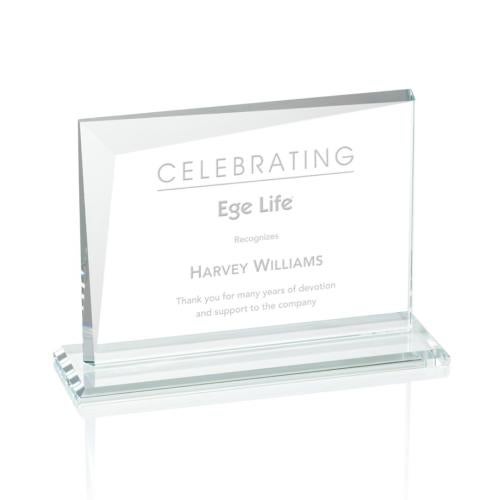 Corporate Awards - Crystal Awards - Mirela Clear  Rectangle Crystal Award