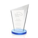Wiltshire Sky Blue Peak Crystal Award