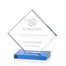 Wellington Sky Blue  Crystal Award