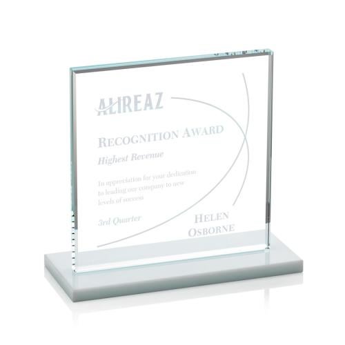 Corporate Awards - Crystal Awards - Sahara White Crystal Award
