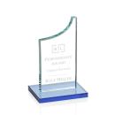 Eden Sky Blue Peak Crystal Award