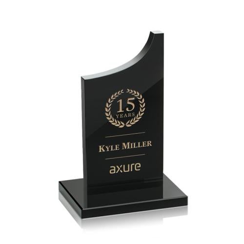 Corporate Awards - Sales Awards - Berrattini Black Peak Crystal Award