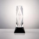 President Black on Base Obelisk Crystal Award