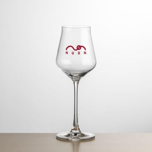 Corporate Recognition Gifts - Etched Barware - Wine Glasses - Bretton Wine - Imprinted