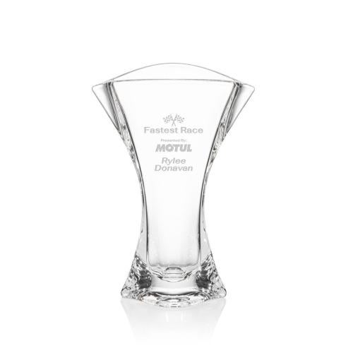 Corporate Recognition Gifts - Crystal Gifts - Tilden Waisted Vase