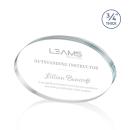 Baldus Deep Etch Circle Crystal Award