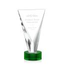 Mustico Green Abstract / Misc Crystal Award