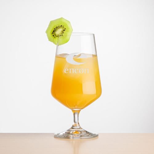Corporate Recognition Gifts - Etched Barware - Breckland Cocktail - Deep Etch 