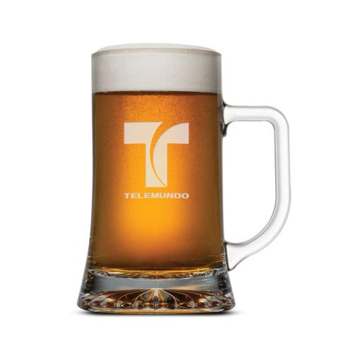 Corporate Recognition Gifts - Etched Barware - Hampshire Stein - Deep Etch 