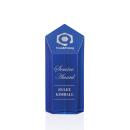 Jolanda Blue Obelisk Crystal Award