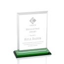Denison Green  Rectangle Crystal Award