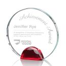 Maplin Red Circle Crystal Award