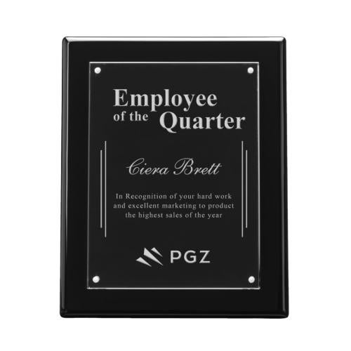 Corporate Awards - Award Plaques - Sedum - Black 