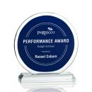 Marcelina Blue Circle Crystal Award