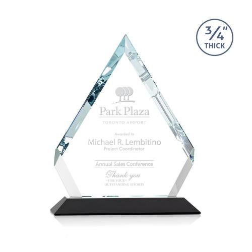 Corporate Awards - Crystal Awards - Apex Black Crystal Award