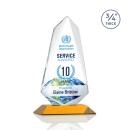 Sheridan Full Color Amber Abstract / Misc Crystal Award
