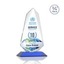 Sheridan Full Color Blue Abstract / Misc Crystal Award