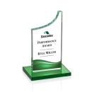 Eden Full Color Green Peak Crystal Award